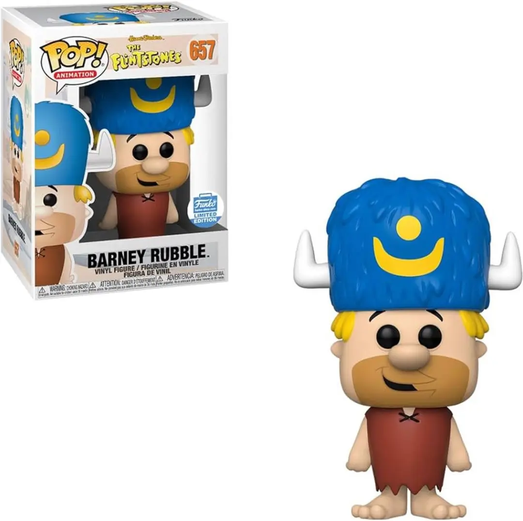 Funko Pop! The Flintstones Barney Rubble - Waterbuffelhoed #657 - afbeelding 2 van 2