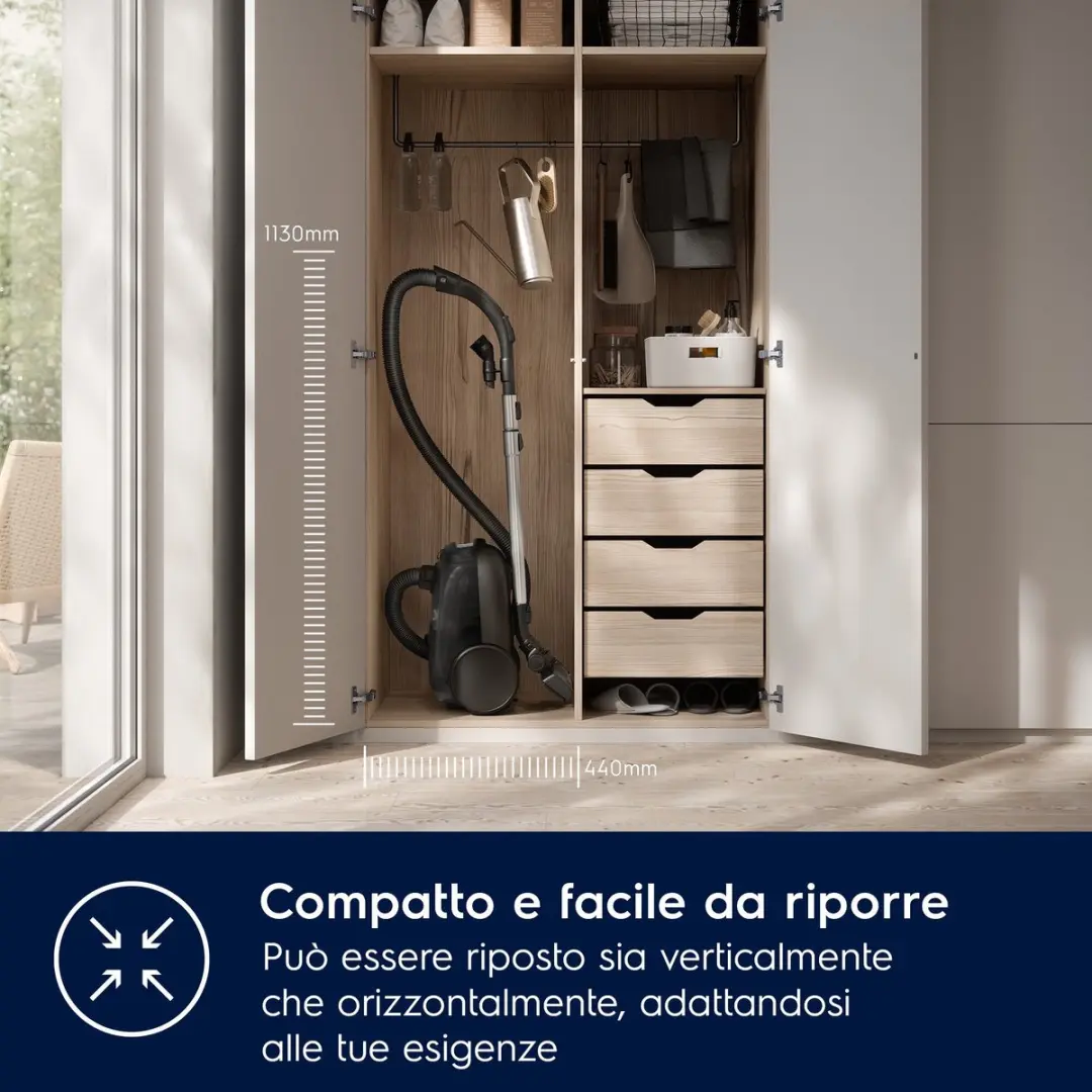 Electrolux 900 258 632 Cilinderstofzuiger 850W - 3,5L Grijs - afbeelding 3 van 6