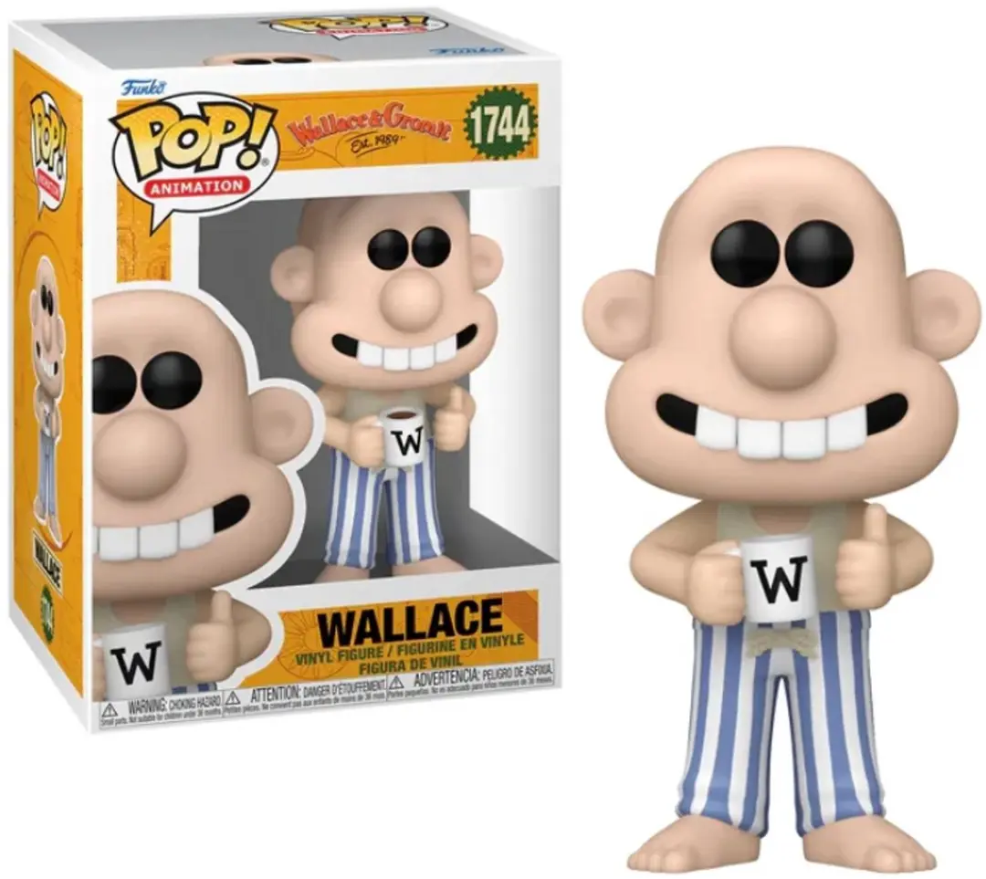 Funko Pop Animation Wallace & Gromit Wallace #1744 - Multi