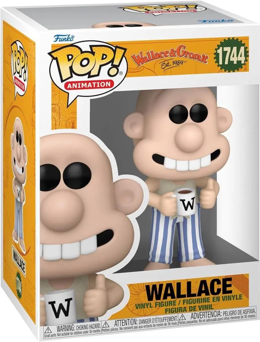 Funko Pop Animation Wallace & Gromit Wallace #1744 - Multi