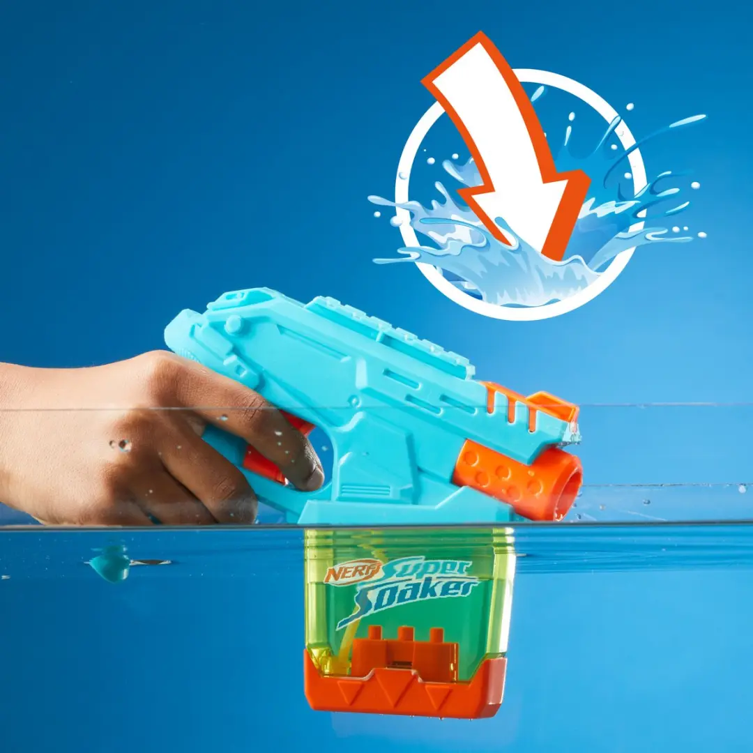 Nerf Super Soaker Mini Dunk-Fill G09935L0 Waterpistool - 100ml - Meerkleurig