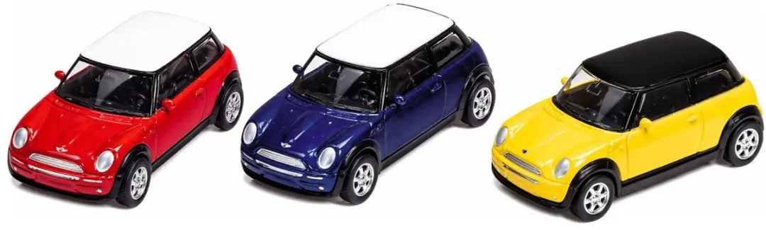 Goki Mini Cooper Modelauto Rood - 7cm - Schaal 1:60