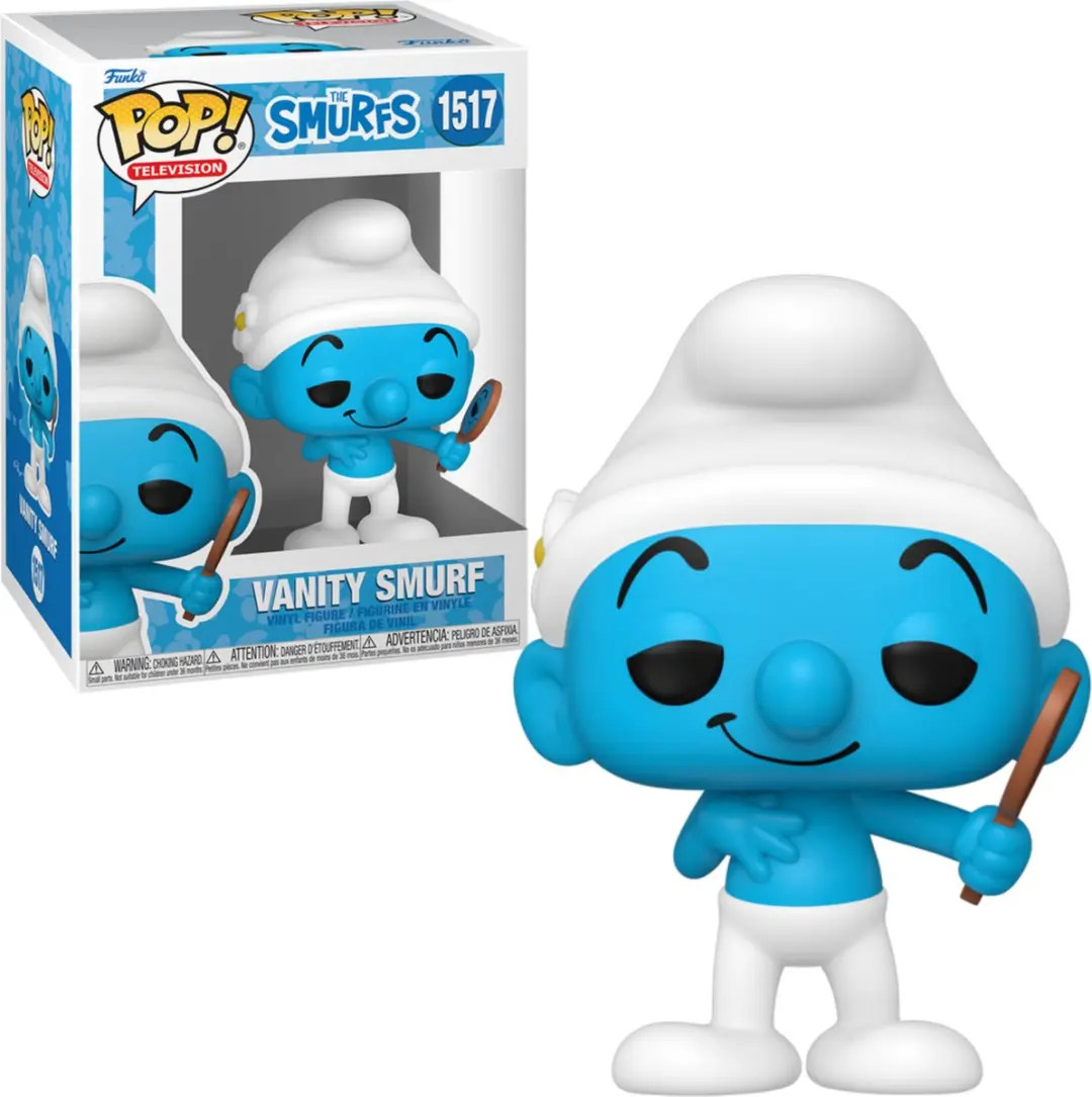 Funko Pop! The Smurfs Vanity Smurf Vinyl Figuur 1517