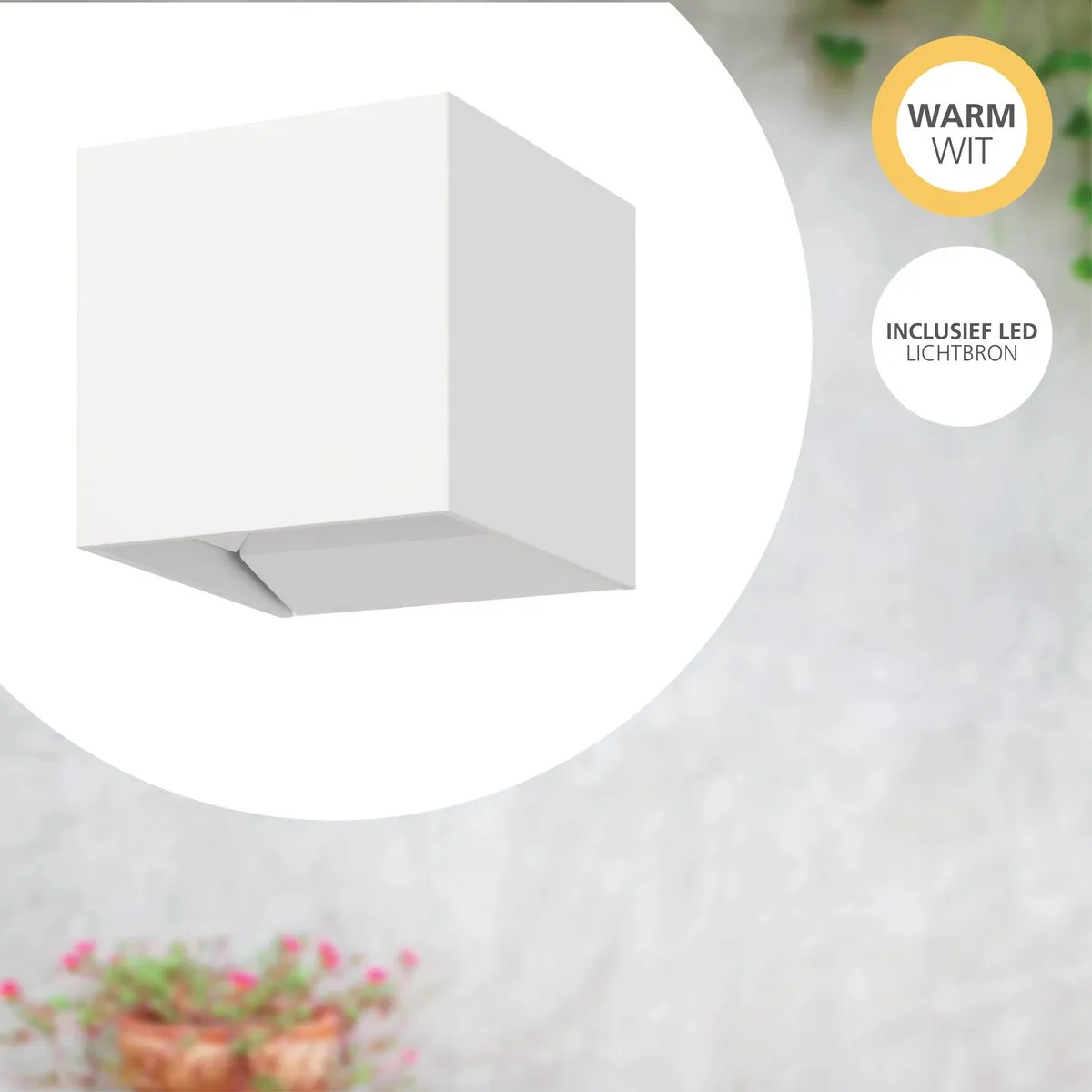 Eglo Calpino 3 Wandlamp LED - 2 Lichtpunten - Wit