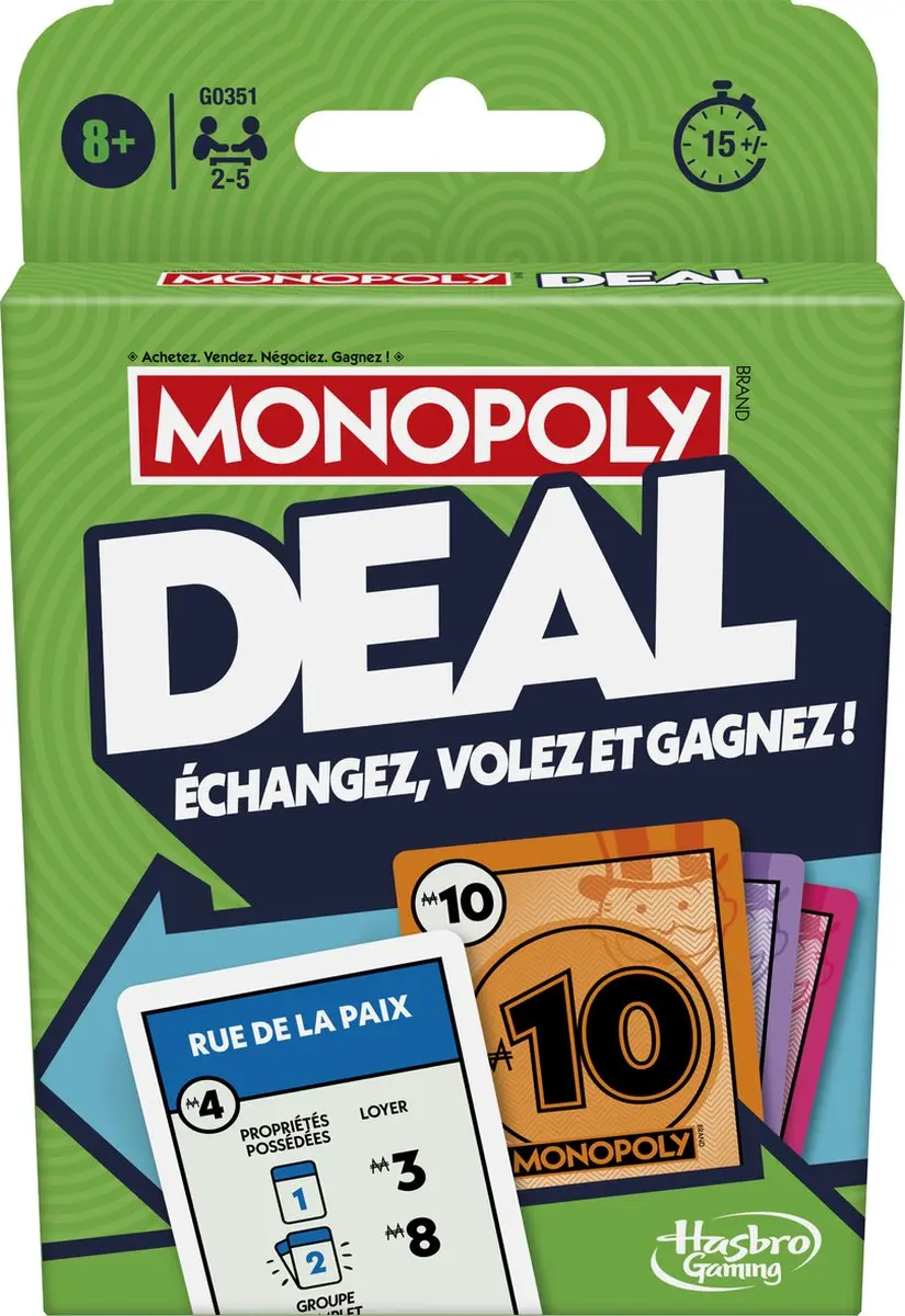 Hasbro Gaming Monopoly Deal Kaartspel