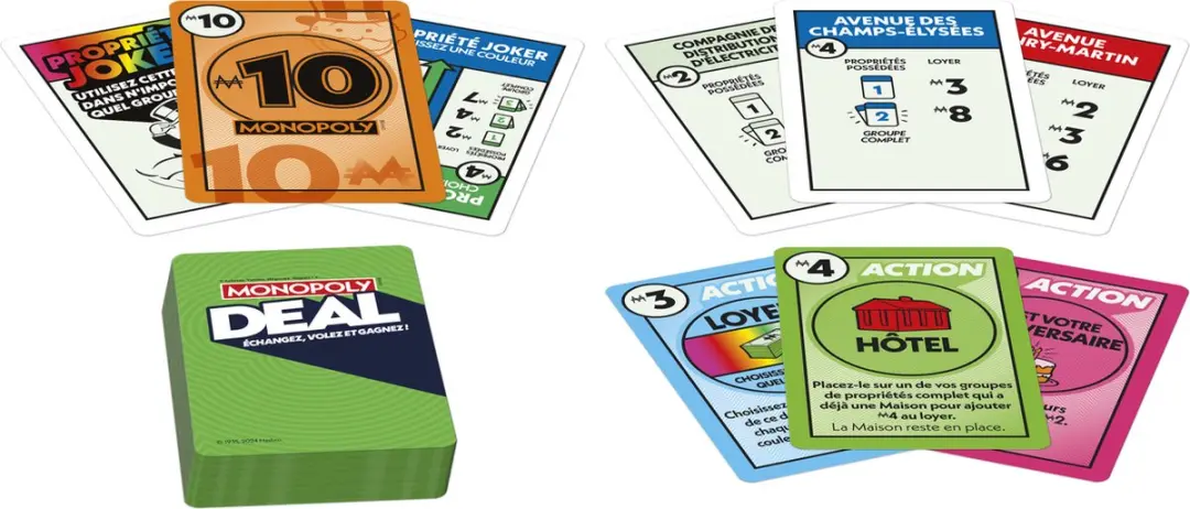 Hasbro Gaming Monopoly Deal Kaartspel - 15 minuten - 2-5 spelers