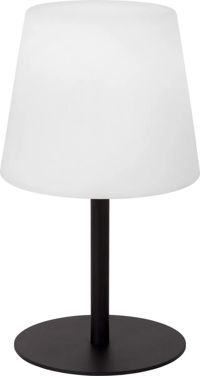 Lucide TYON Oplaadbare LED Tafellamp 2W 2700K - Zwart