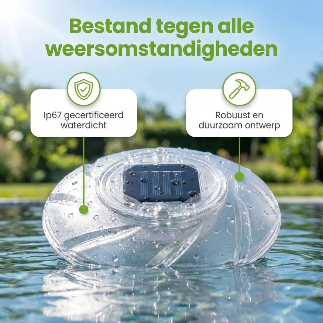 Bestway Drijvende LED Zwembadverlichting 58111 - Wit