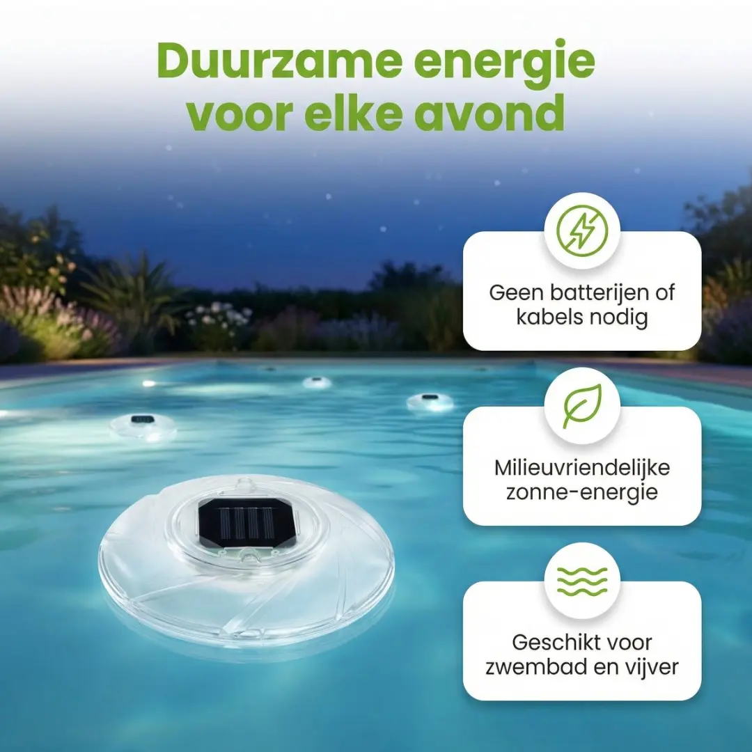 Bestway Drijvende LED Zwembadverlichting 58111 - Wit