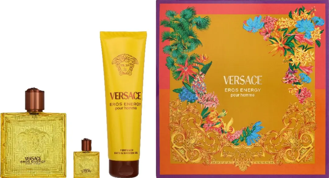 Versace Eros Pour Homme Giftset - 255ml (5ml+100ml+100ml)