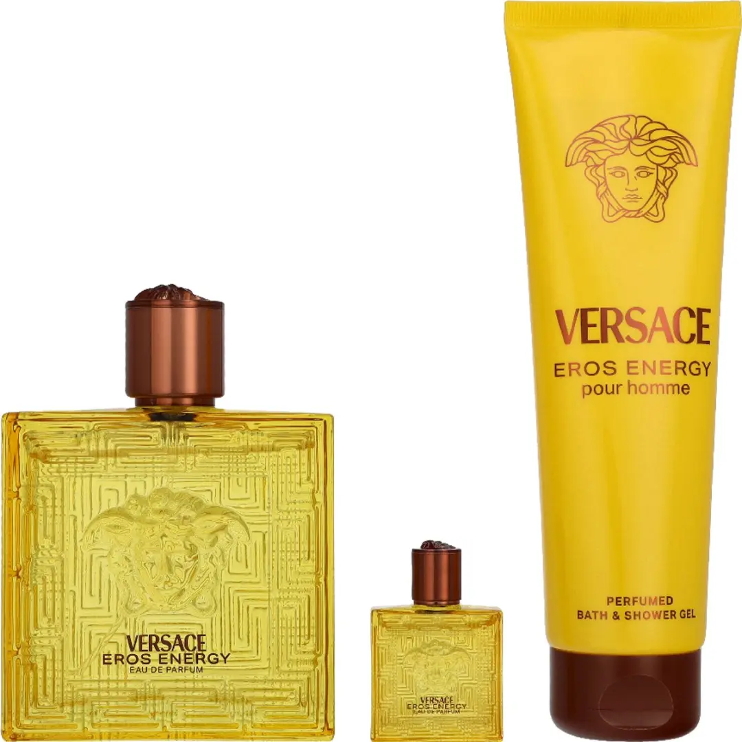 Versace Eros Pour Homme Giftset - 255ml (5ml+100ml+100ml)