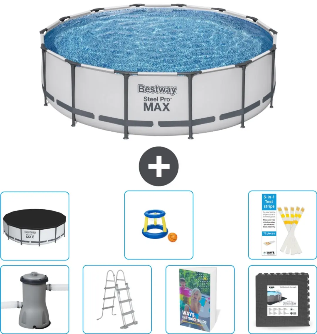 Bestway Steel Pro MAX Zwembad 427x107cm