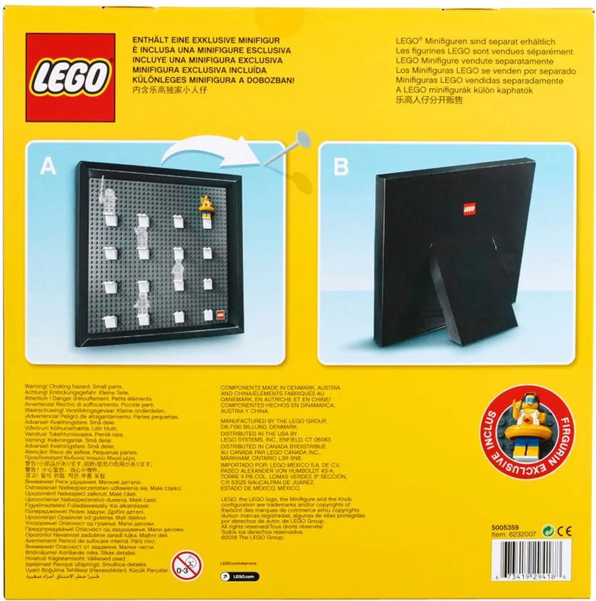 LEGO Minifiguurverzamellijst 5005359 - 1 Stuk - Zwart/Grijs
