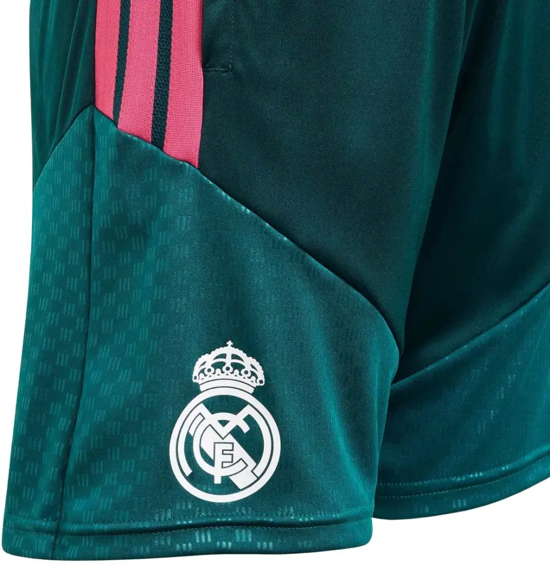 Adidas Real Madrid Training Short 116 - KB6336 - Groen/Blauw/Roz