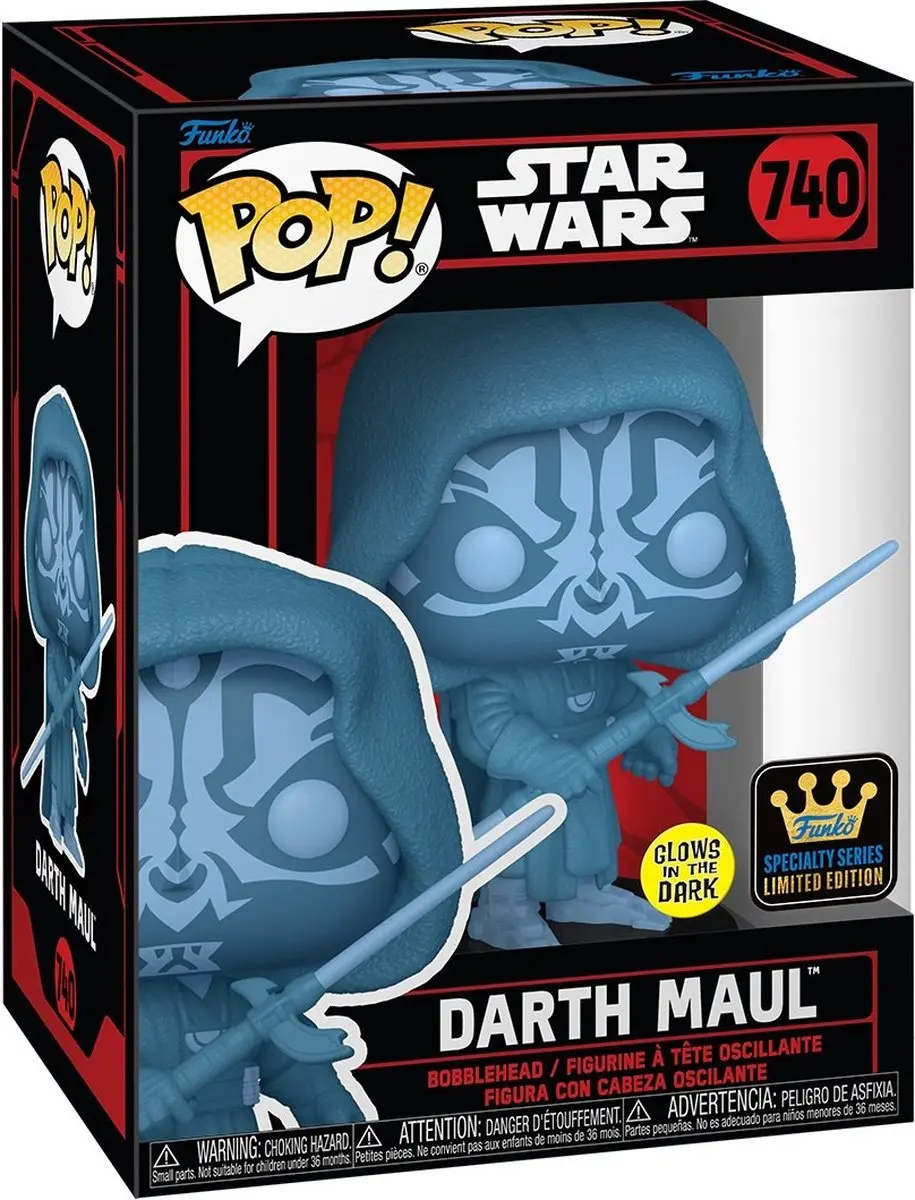Funko Star Wars Darth Maul Glow in the Dark Pop! - 740