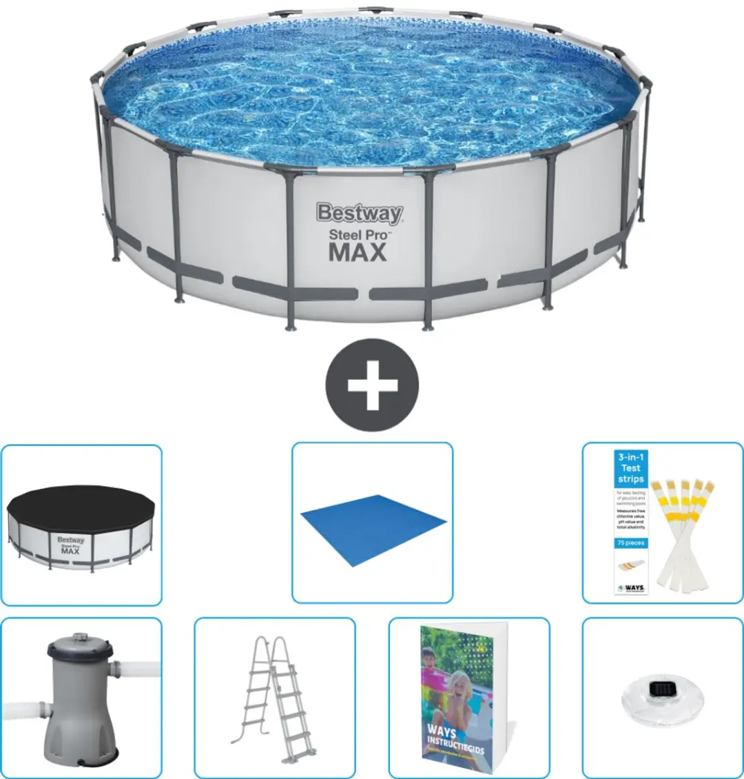 Bestway Steel Pro MAX Zwembad 457x122cm