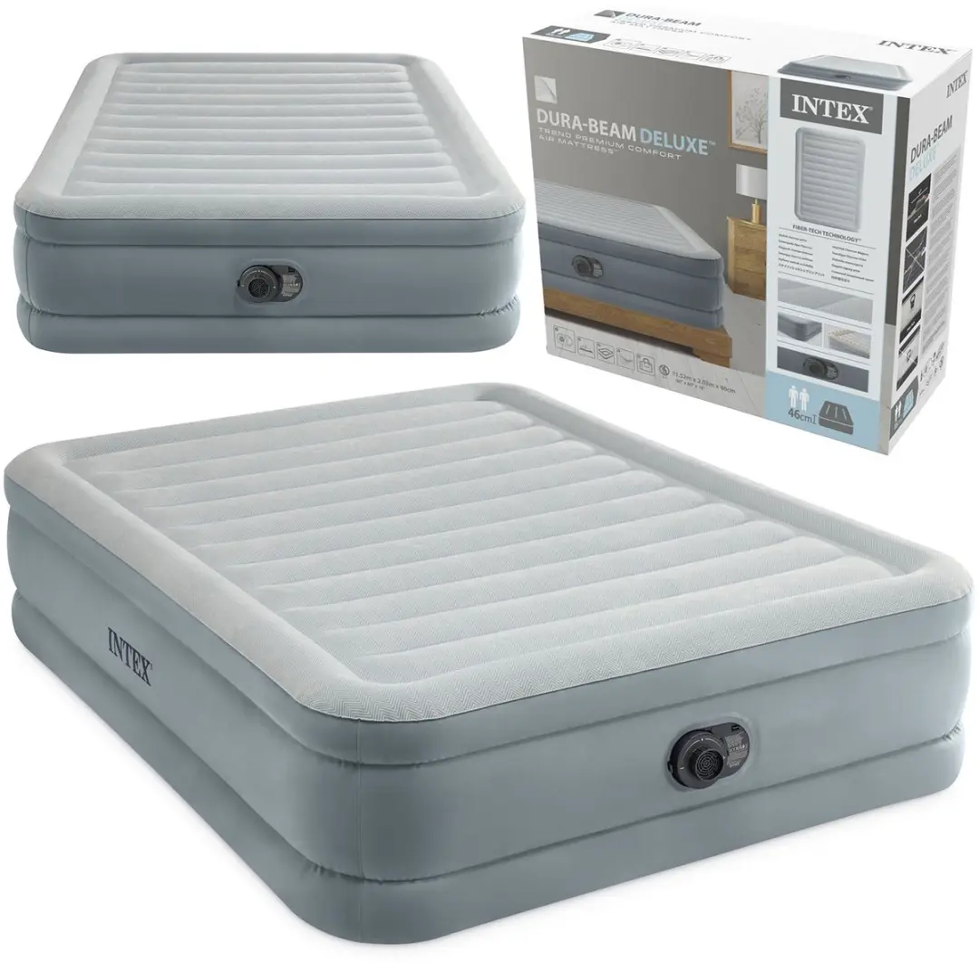 Intex Luchtbed 203x152x46cm - Grijs - afbeelding 6 van 6