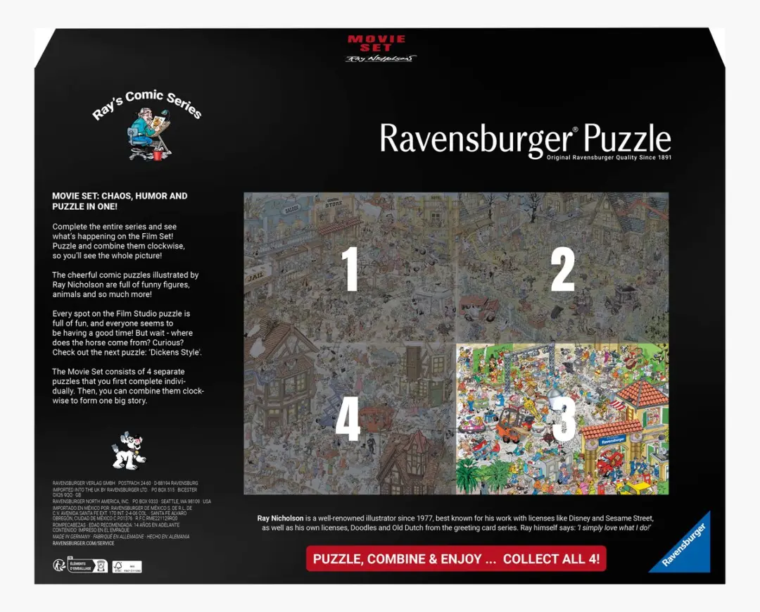 Ravensburger Ray's Comic Series Filmset 1000 Stuks - Multicolor