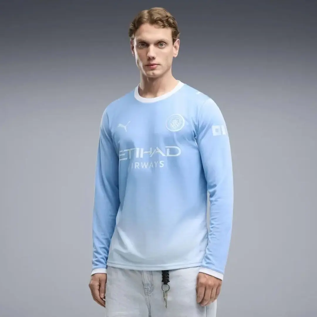 PUMA Manchester City Thuis Trainingsshirt 2026/27 - XL - Light Blue/Icy Blue