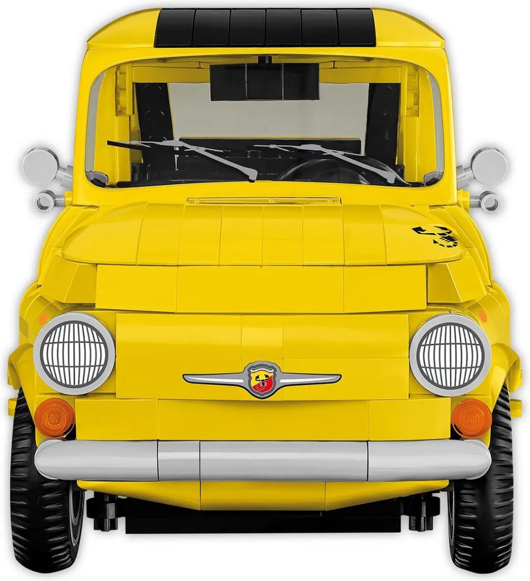 Cobi Fiat 500 Abarth 1965 - 1223 Stukken - Meerkleurig