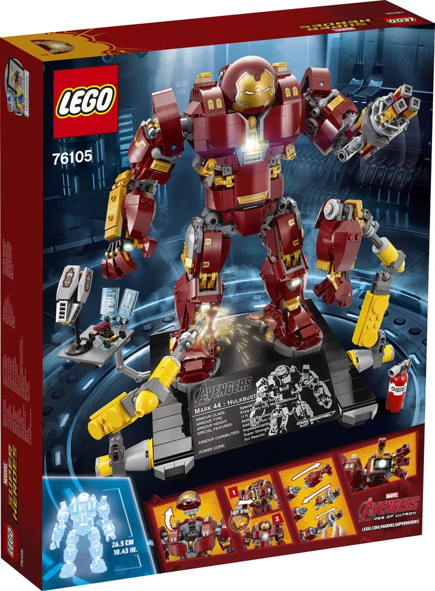 LEGO Marvel Hulkbuster Ultron Edition 76105 - 1363 Stukken - afbeelding 6 van 6