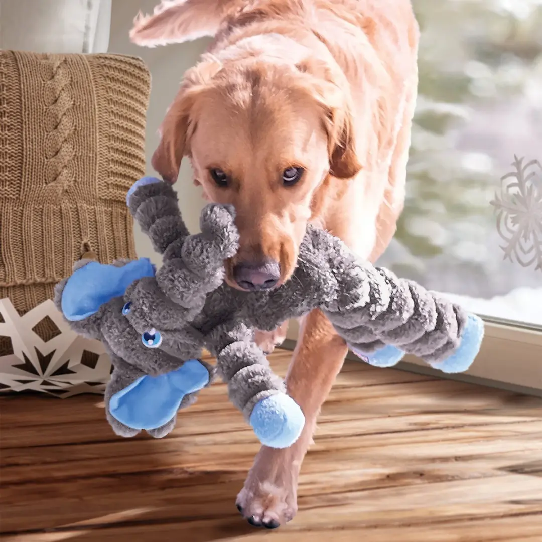 KONG Shakers Crumples Olifant - Blauw