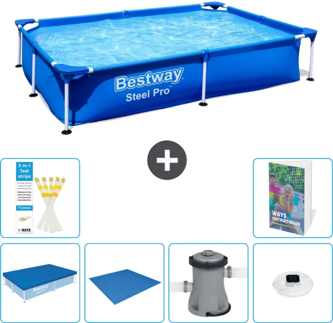 Bestway Steel Pro Zwembad 221x150cm