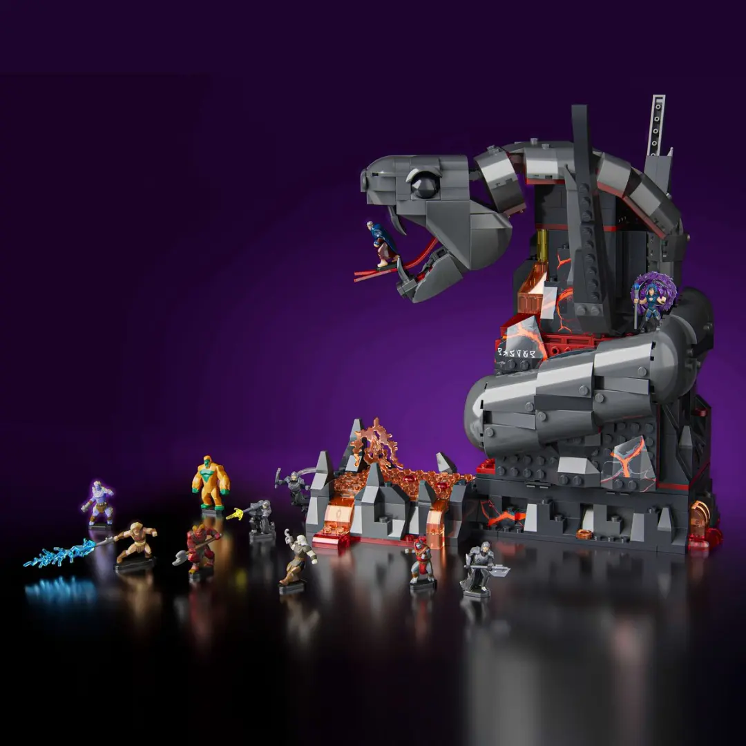 Mattel Masters of the Universe Brick Shop Snake Mountain - 636 Stukken - Multi - afbeelding 6 van 6