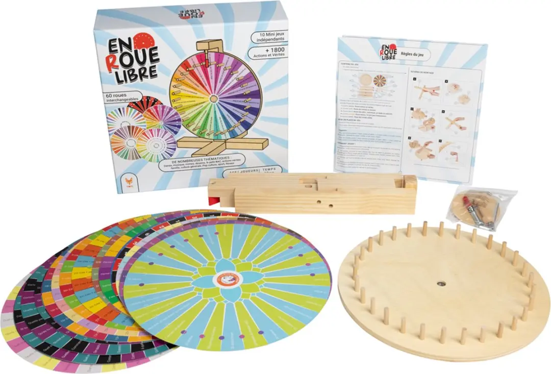 Topi Games En Roue Libre Partyspel MIC-124901 - 60 Wielen