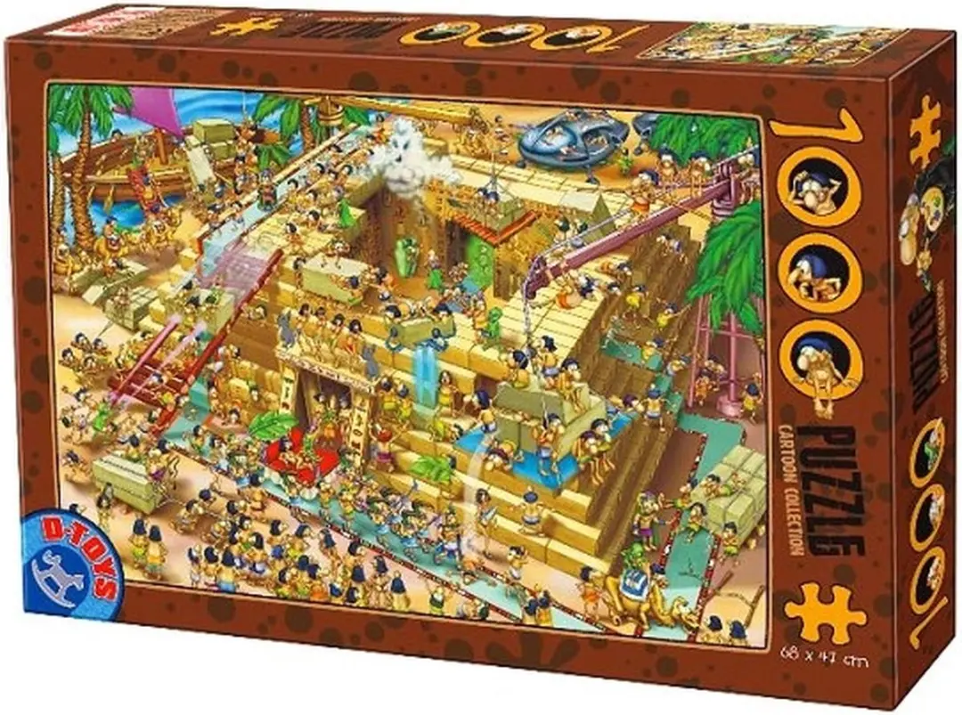 D-Toys Cartoon Piramide Egypte Puzzel 1000 Stuks