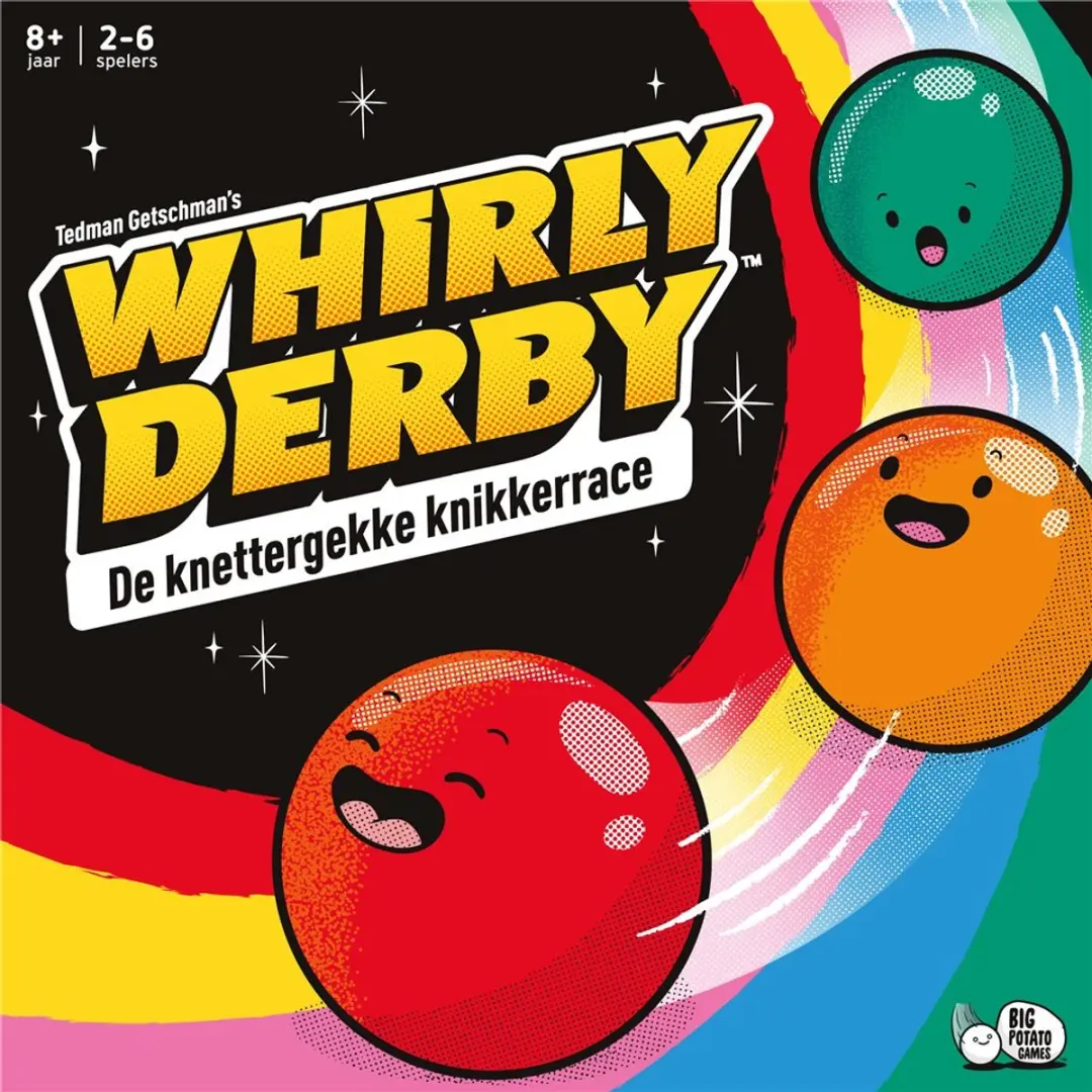 Asmodee Whirly Derby Strategisch Knikkerspel