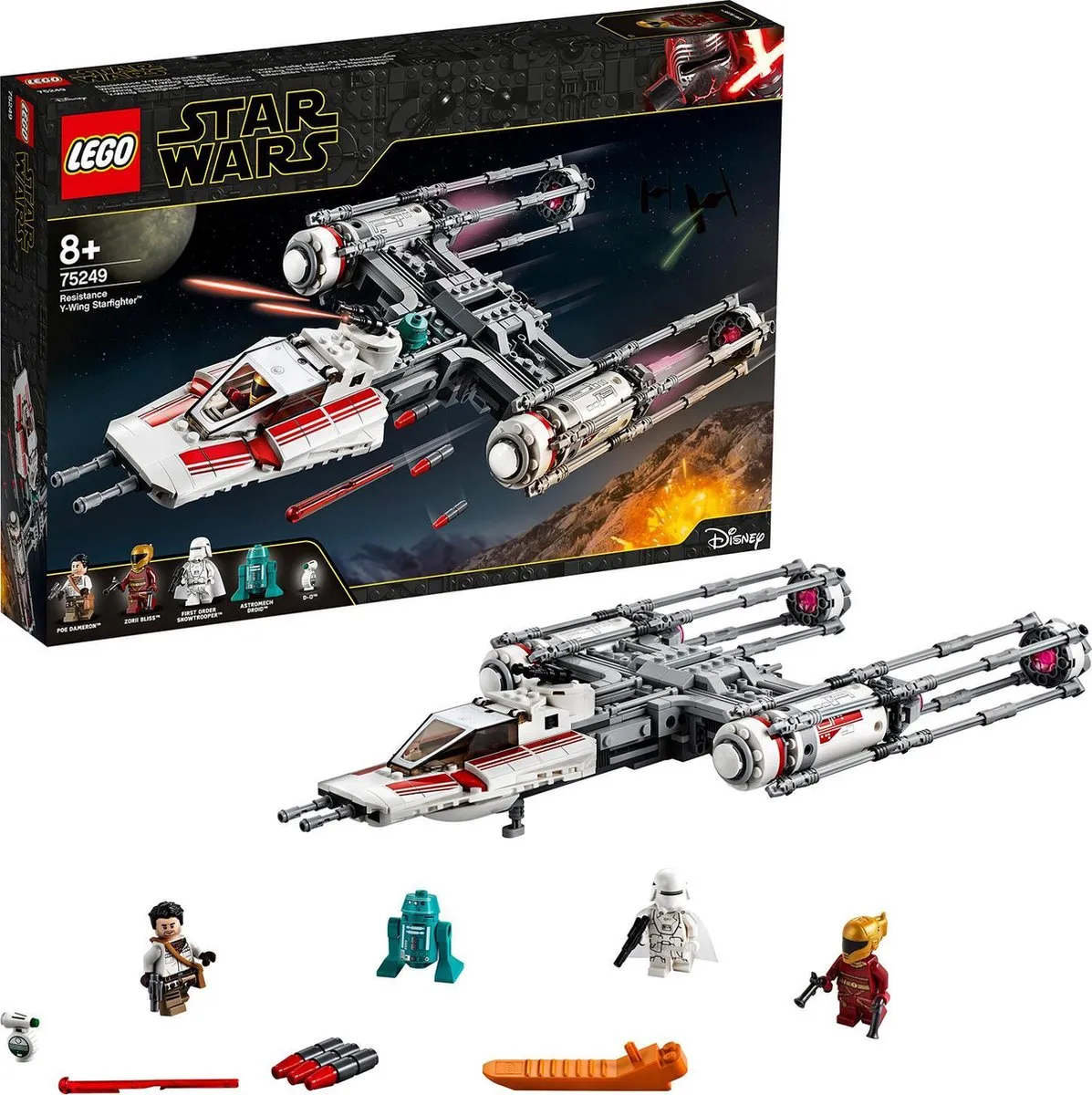 LEGO Star Wars Resistance Y-Wing Starfighter 75249 - 578 Stukken