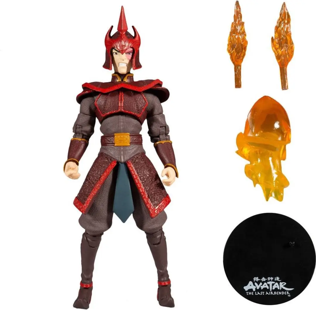 McFarlane Toys Avatar Prince Zuko Helmeted Action Figure 18cm