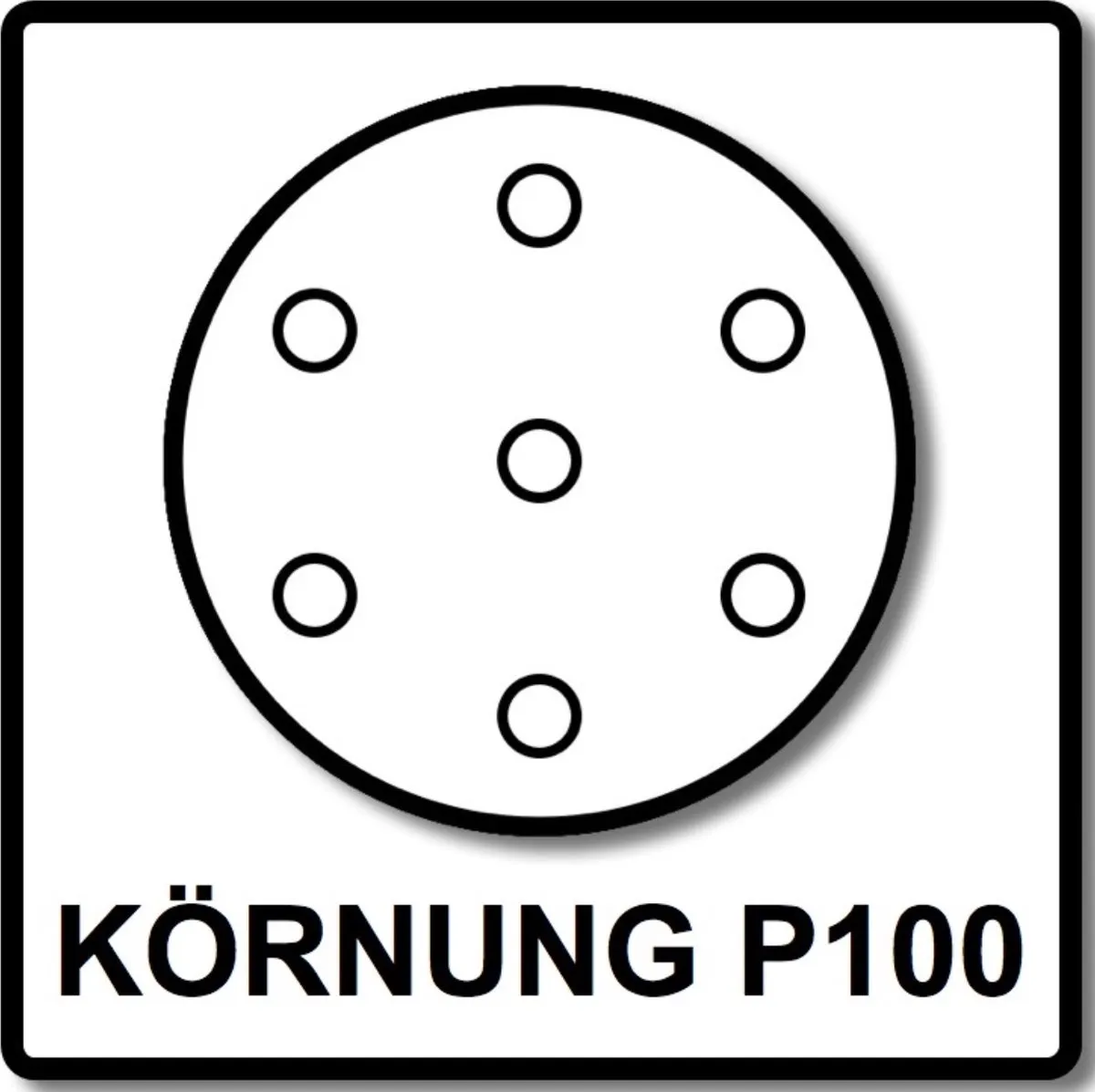 Festool D225 P100 GR SOFT Schuurpapier - 25 Stuks