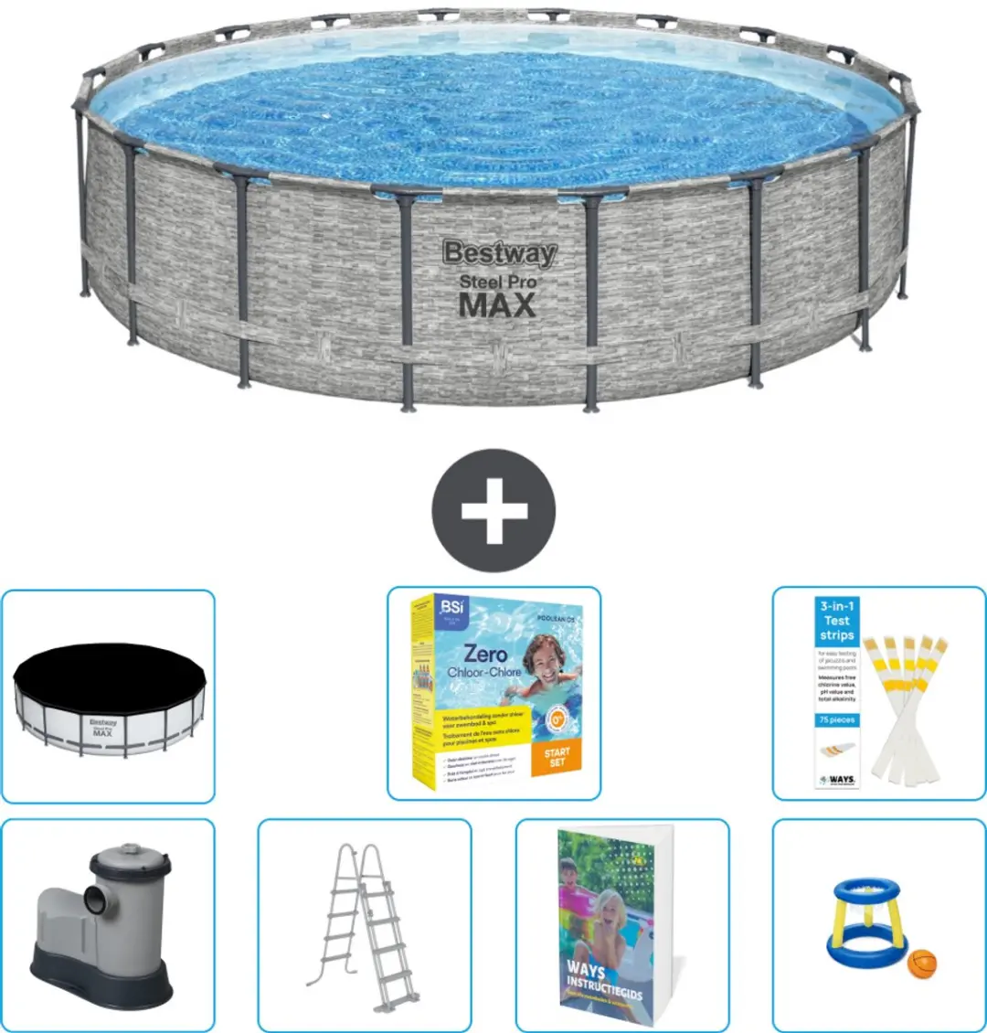 Bestway Steel Pro MAX Zwembad 549cm