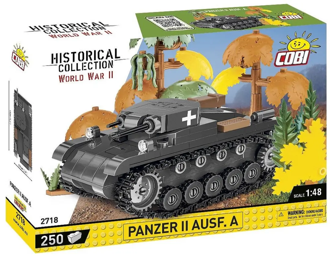 Cobi Panzer II Ausf. A - 250 Onderdelen - Meerkleurig
