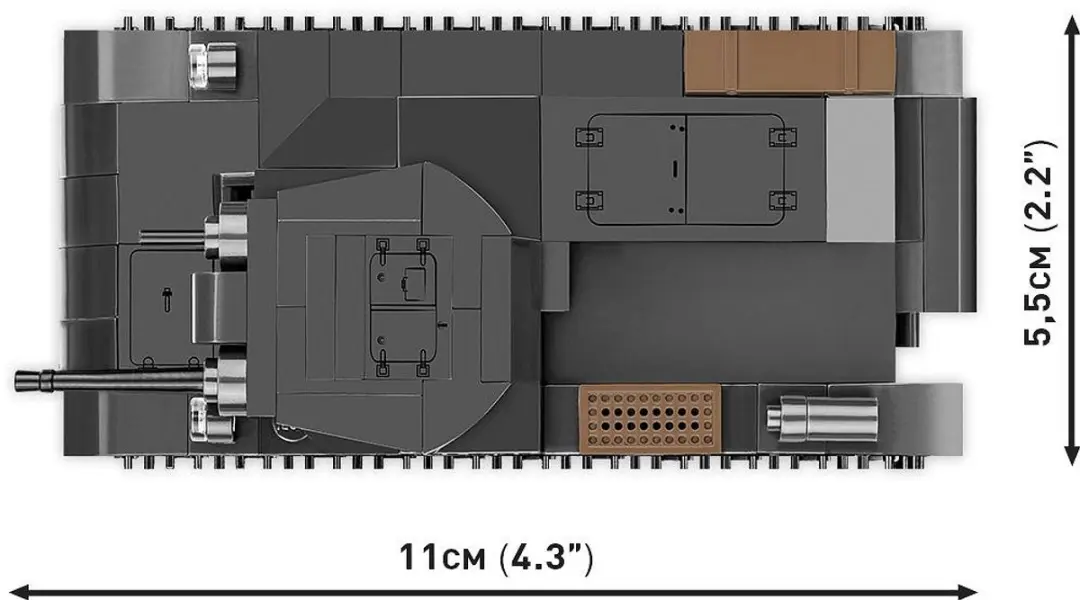 Cobi Panzer II Ausf. A - 250 Onderdelen - Meerkleurig