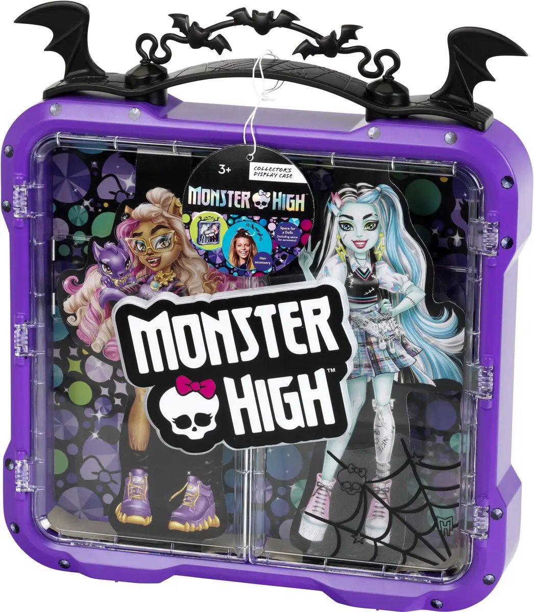 Klein Toys Monster High Vitrinekoffer 2559 - 4 Minipoppen - Paars