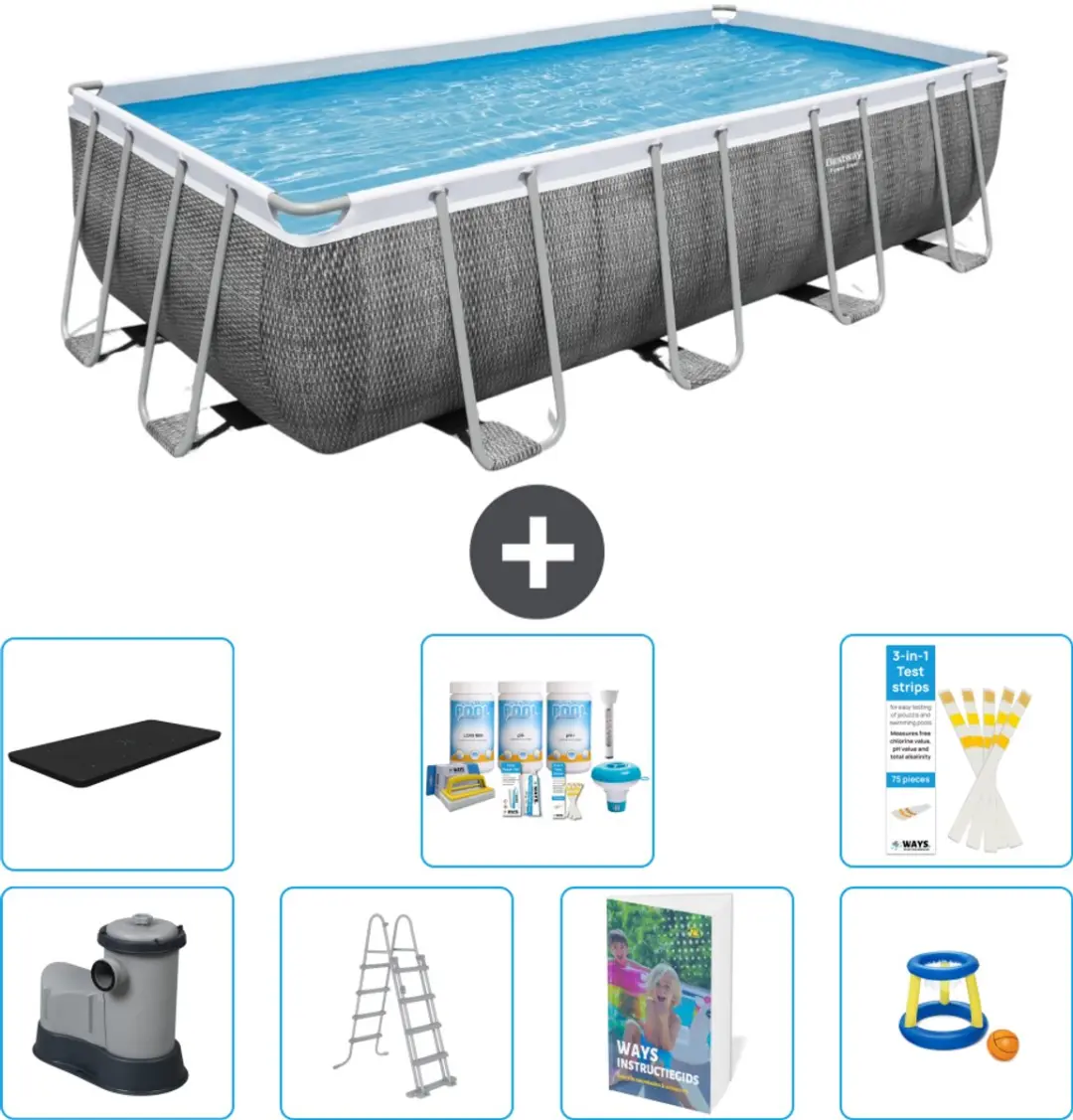 Bestway Power Steel Zwembad 549x274cm