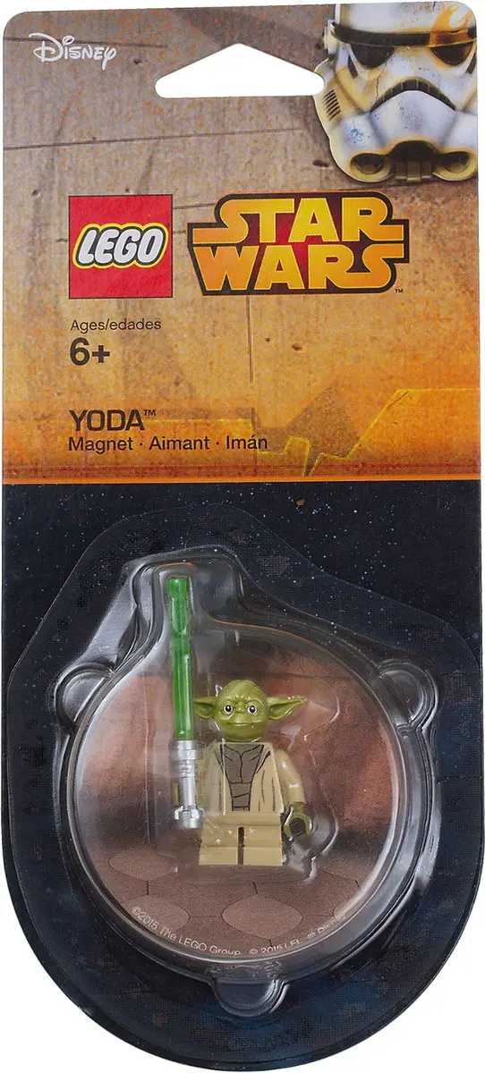 LEGO Yoda Magneet