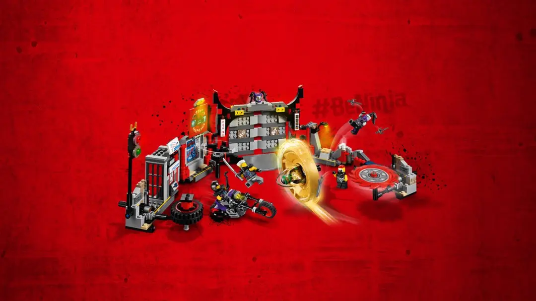 LEGO S.O.G. Hoofdkwartier - 530 Stukken - 5 Minifiguren - Rood