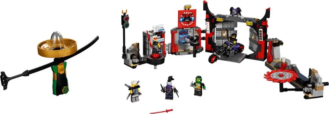 LEGO S.O.G. Hoofdkwartier - 530 Stukken - 5 Minifiguren - Rood
