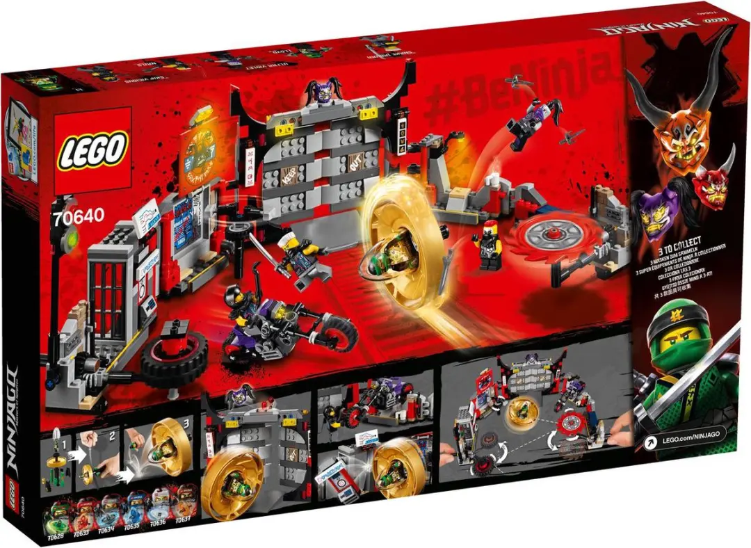 LEGO S.O.G. Hoofdkwartier - 530 Stukken - 5 Minifiguren - Rood