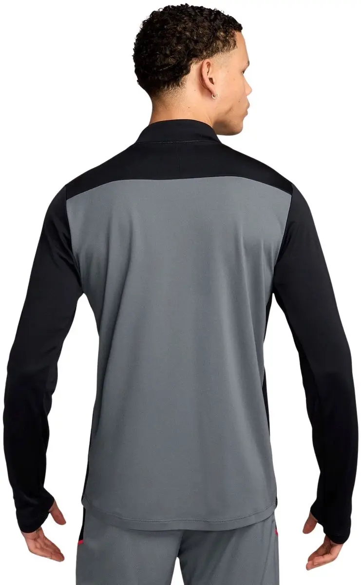 Nike Academy Dri-FIT Trainingssweater Heren M - Grijs/Zwart/Rood
