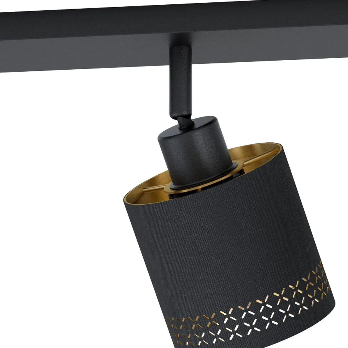 Eglo Esteperra Spot 3x E27 - 57,5cm - Zwart/Goud