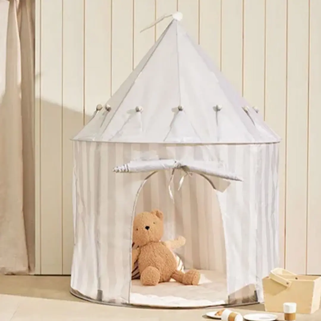 Kids Concept Speeltent Stripe - Grijs