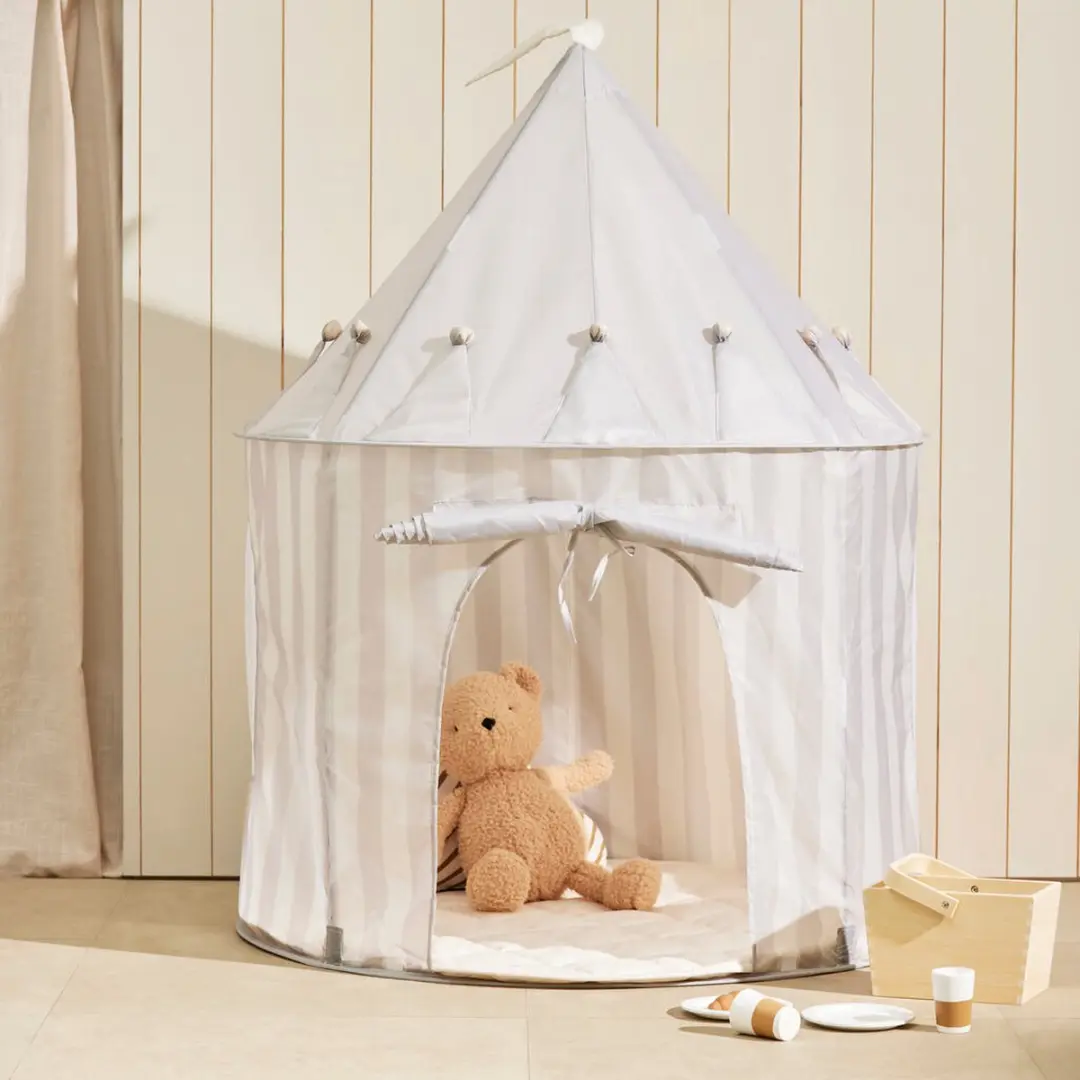 Kids Concept Speeltent Stripe - Grijs