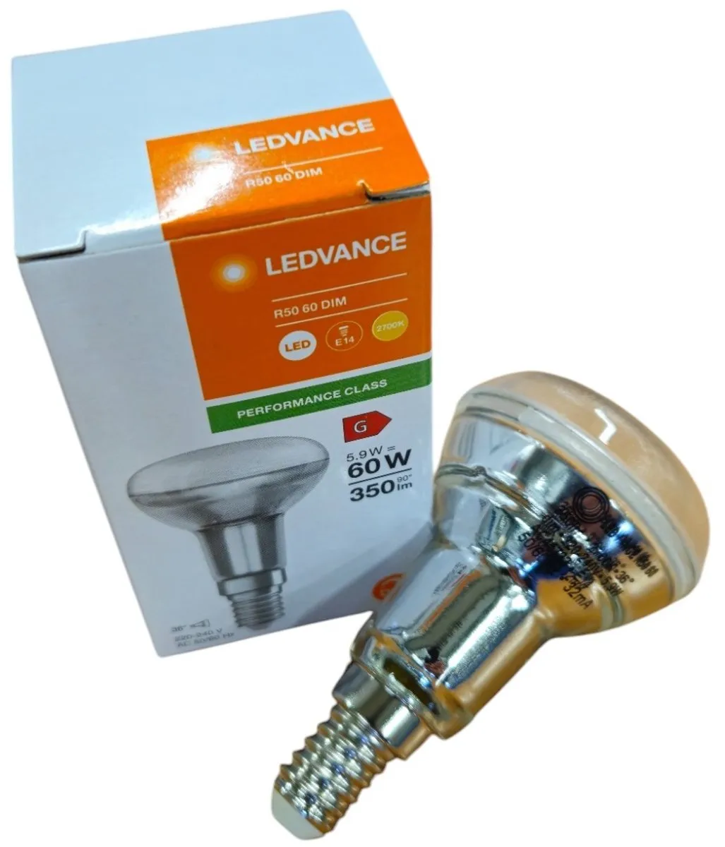 LEDVANCE Performance LED Spot E14 R50 5.9W 350lm - Zeer Warm Wit