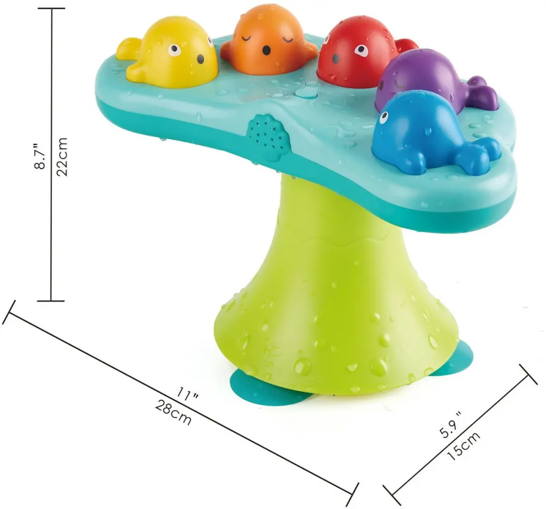 Hape Musical Whale Fountain E0218 - Multicolor