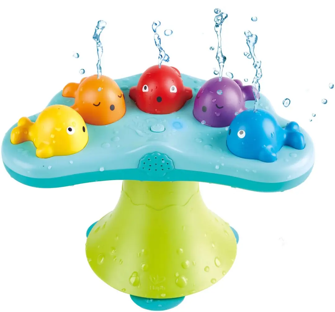 Hape Musical Whale Fountain E0218 - Multicolor